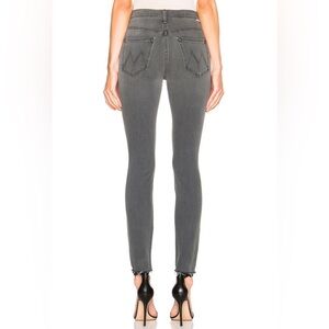 MOTHER Denim The Fly Stunner Fray Sz 28 Grey “To The Moon And Back”